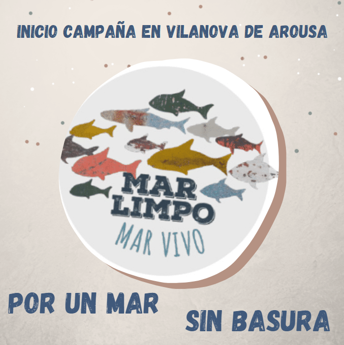 Campaña recogida de basura en el litoral Vilanova de ARousa Cofradía